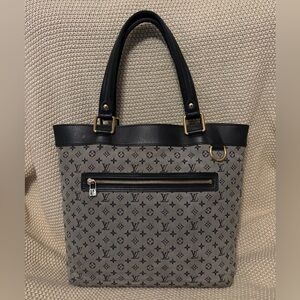 😍 Louis Vuitton Navy Mini Lin Lucille GM Tote